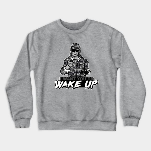 Wake Up Crewneck Sweatshirt by AndreusD